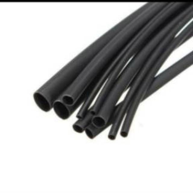 Heat Shrink Tube / Selongsong Bakar / Isolasi Bakar 40mm HITAM (Harga Per Meter)