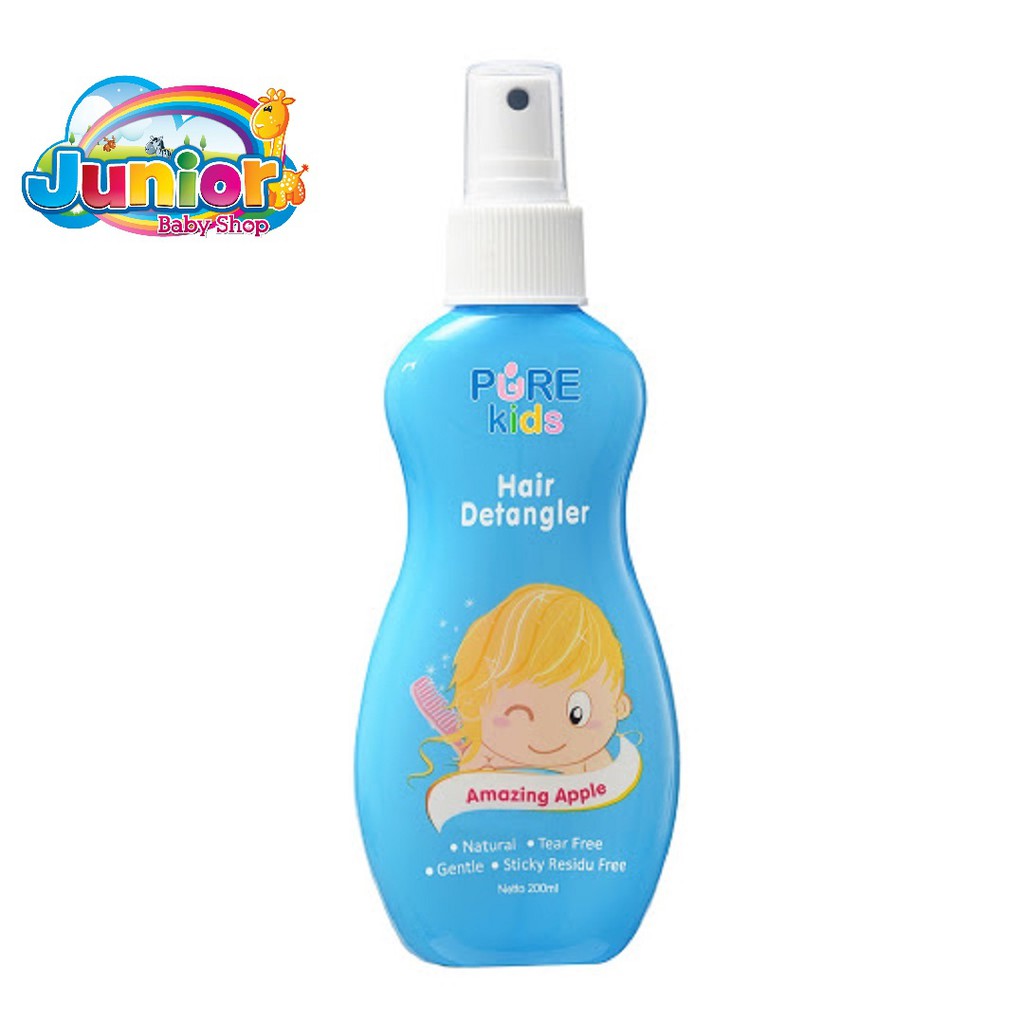 Pure Kids Hair Detangler 200ml - Spray Rambut Anti Kusut