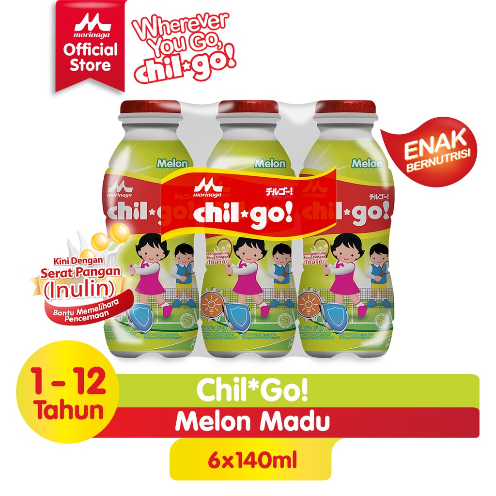 Promo Harga Morinaga Chil Go UHT Melon Madu 140 ml - Shopee