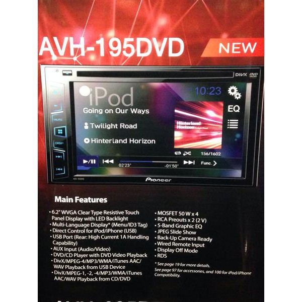 Pioneer AVH-195DVD Murah