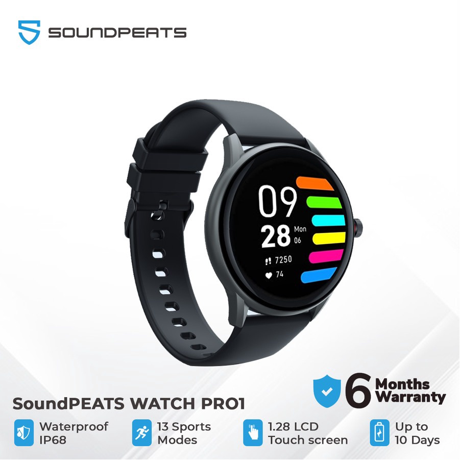 Soundpeats Watch Pro1 / Watch Pro 1 Smartwatch Sport - Garansi Resmi 1 tahun