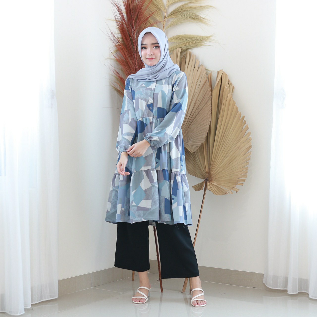 Gamis Daster Arab Sabrina Renda Motif Terbaru Busui Rayon Tebal Terlaris Longdres Grosir Daster Arab