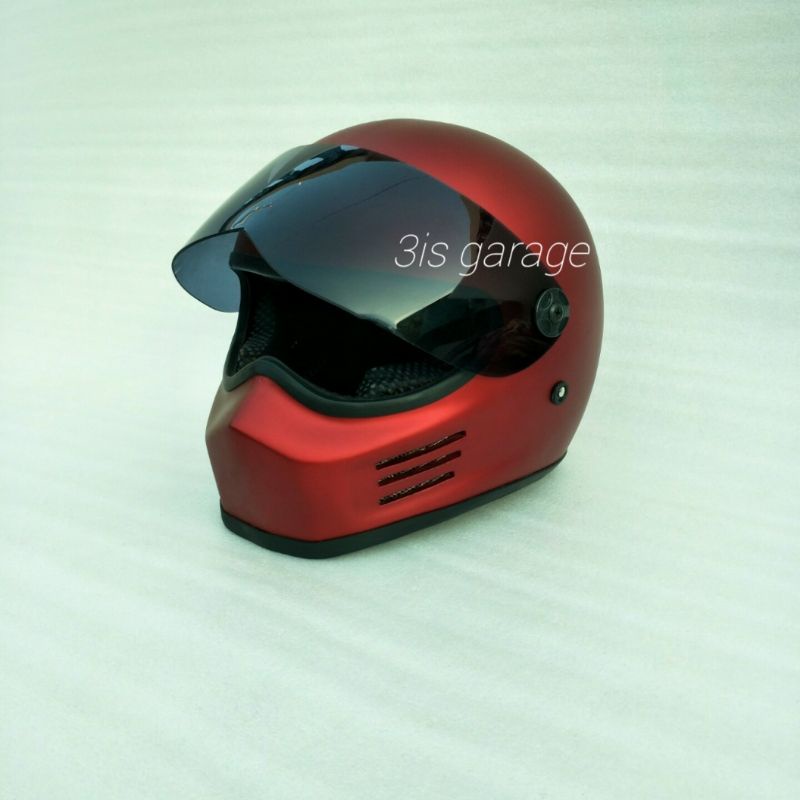 HELM CUSTOM CLASSIC BANDIT SIMPSON RETRO FULL FACE VINTAGE