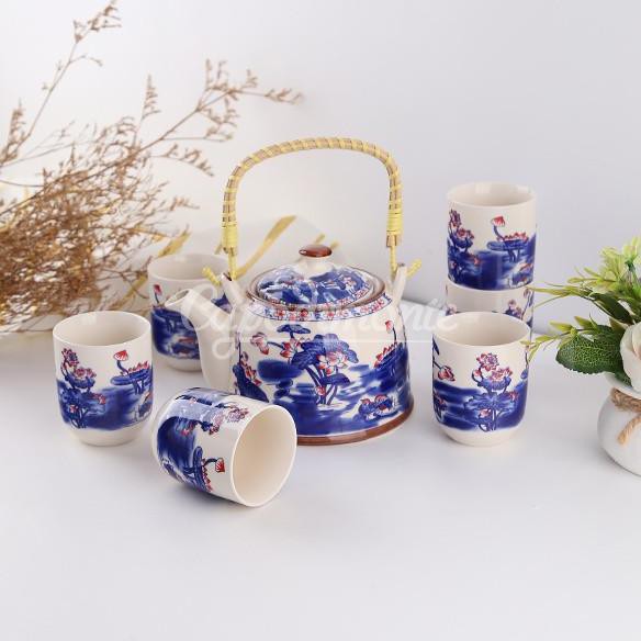 8 pcs Tea Set Jepang Keramik Capodimonte