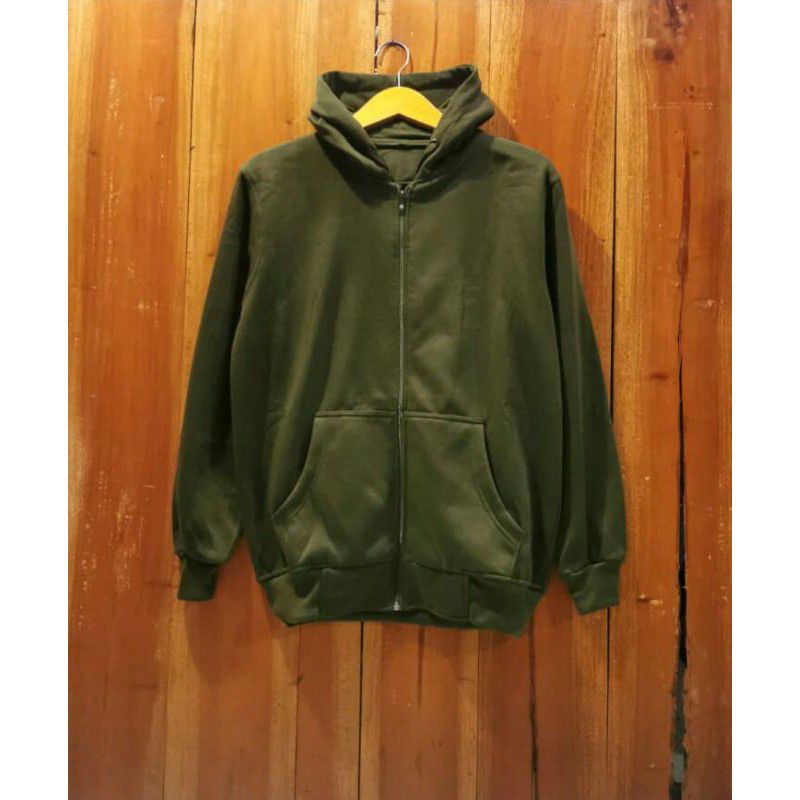 sweater hoodie polos Zipper pria wanita size_M_L_XL_XXL_XXXL