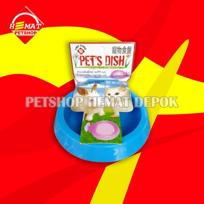 Tempat Makan Oval / Tempat Makan Anjing Kucing / Pet Bowl