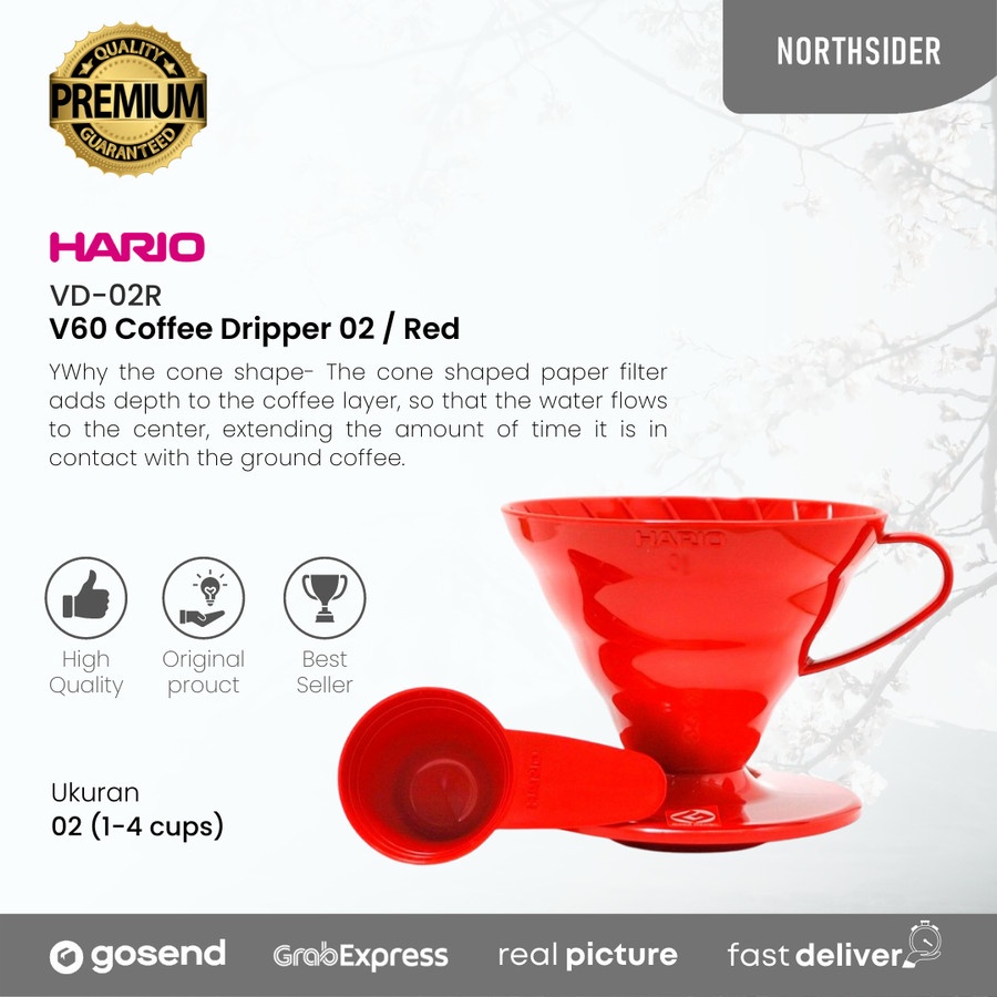 HARIO V60 PLASTIC COFFEE DRIPPER | Dripper Kopi