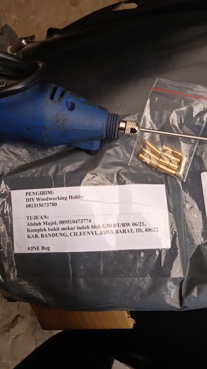 M8 X 0.75 Set 6pcs Collet Chuck 1.0-3.2mm Bor Mini Drill Grinder