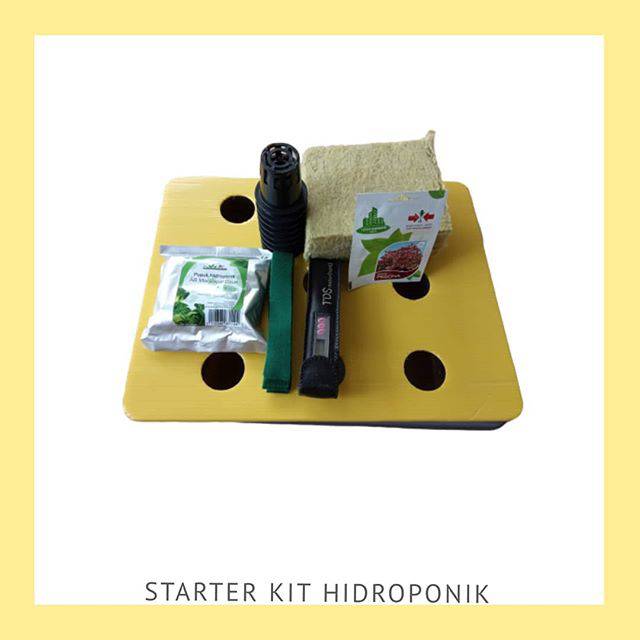 Starter kit Hidroponik sistem wick