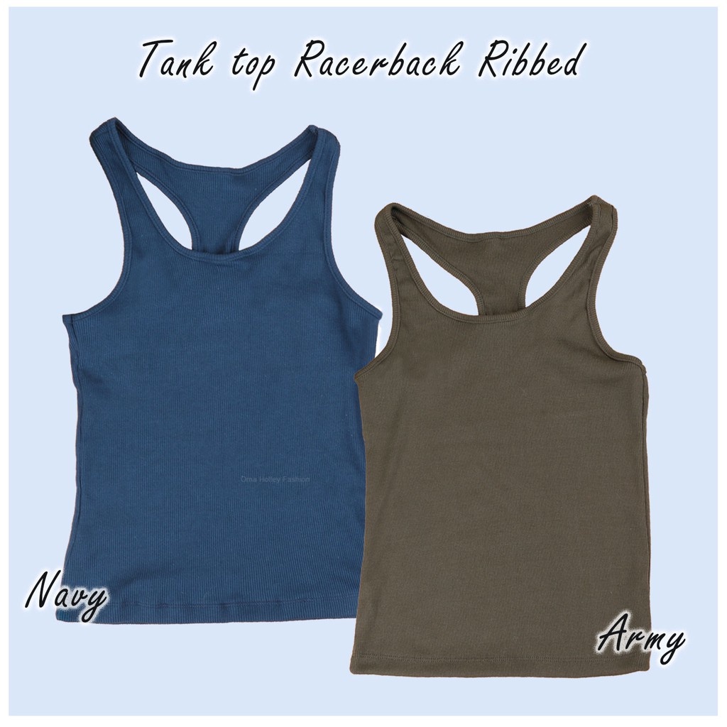 (COD) OH Fashion Tank top Gwen Racerback Ribbed #0122