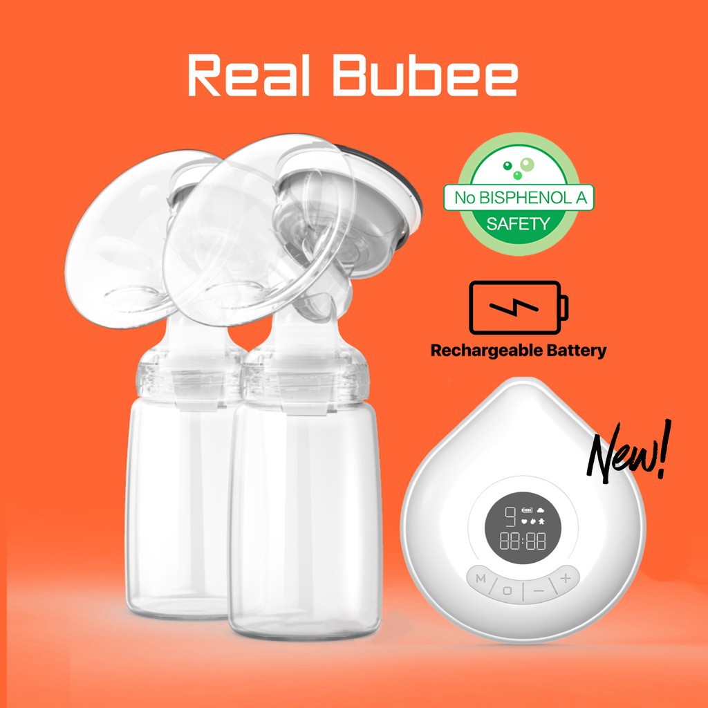 100%Original COD Real Bubee Breast Pump Pompa Asi Manual Breast Pump BPA Free Manual Pompa Payudara