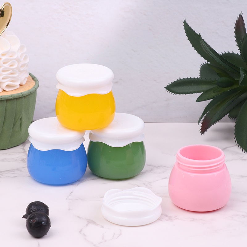 1pc Botol Jar Wadah Krim Wajah Portabel Bahan Akrilik Transparan
