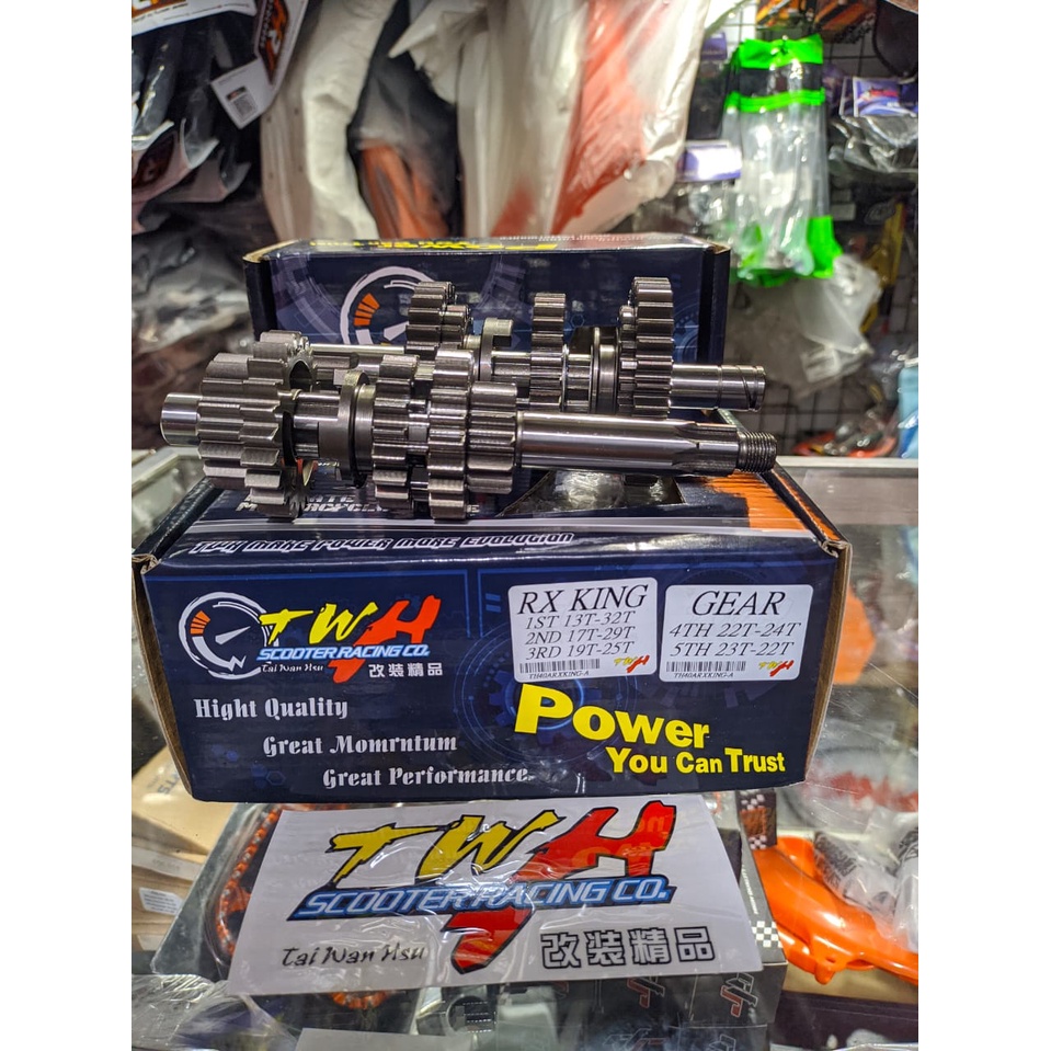 READY RASIO GEAR BOX RATIO TWH RACING RX KING ORIGINAL