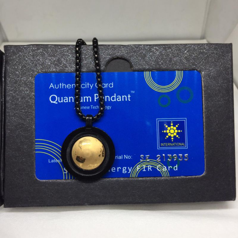 KALUNG QUANTUM TERBARU PENDANT/KALUNG KESEHATAN BOLA DUNIA GOLD KALUNG BLACK GOLD Kalung Kesehatan Terapi Asli - Quantum pendant asli - kalung kesehatan bio energi - kalung kesehatan