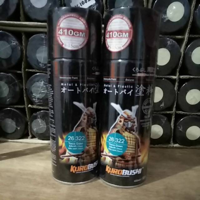 Samurai Paint 322 Hijau Tosca Cat Semprot Aerosol Samurai Paint Shopee Indonesia