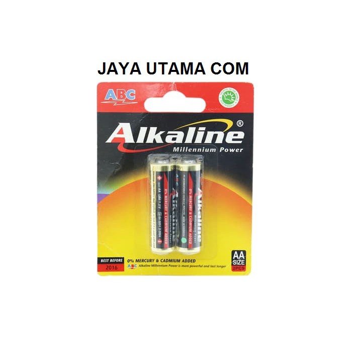 ALKALINE Baterai AA (A2) isi 2 pcs Original