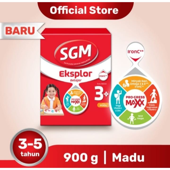 

SGM Eksplor 3+ 900GR Rasa Madu