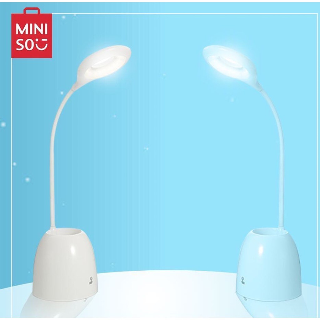 ORIGINAL MINISO - Eye Protection Touch lamp Lampu meja kerja belajar