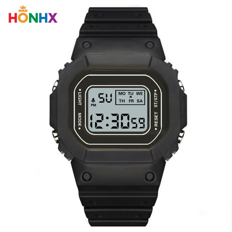 HONHX 576 Jam Tangan Remaja Digital Rubber WK-SBY