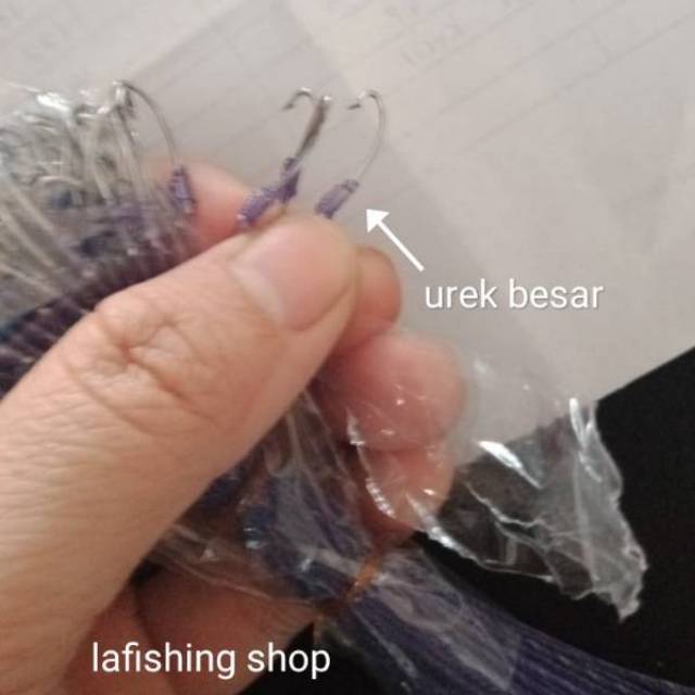 Urek belut pancing belut ucikan set senar kail belut