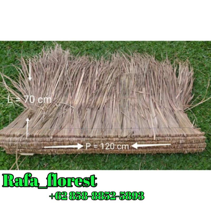 Atap ilalang 25 lembar atap