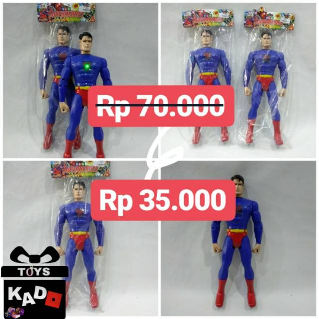 Mainan anak Robot Superman