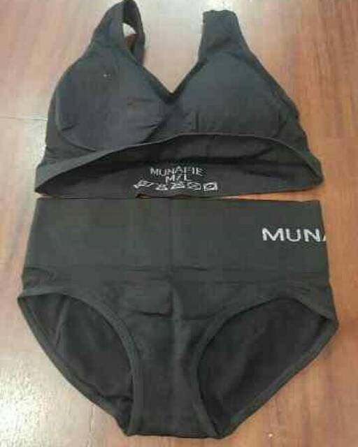 MUNAFIE BRA SET (1 BRA +  1 CD / CELANA DALAM )