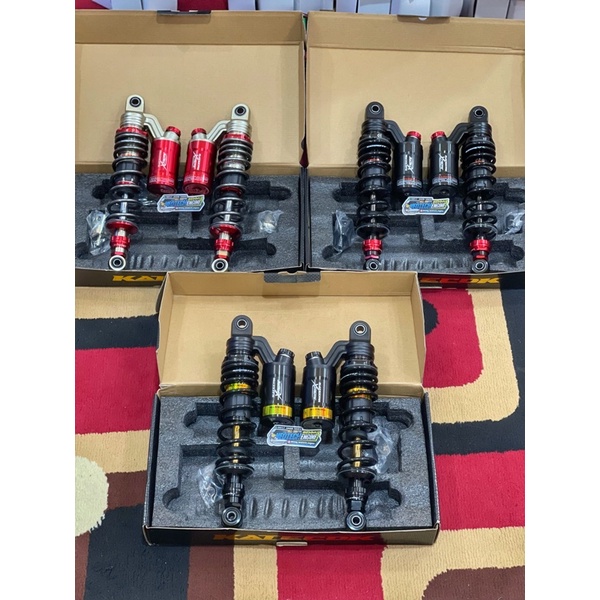 Skok belakang Doubleck click KATECOK replika KTC ukuran 320mm Warna Titanium Black as gold full blac