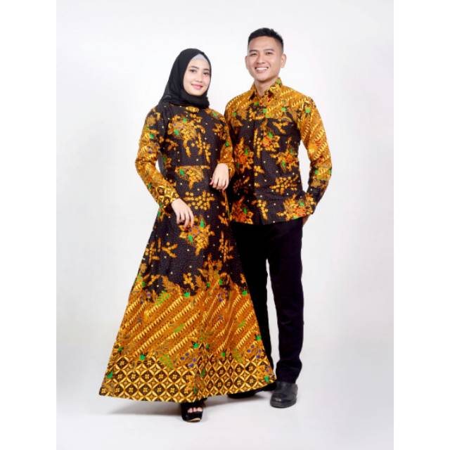 LUKITA SARI COUPLE BATIK gamis kemeja sarimbit keluarga free ongkir original ORI NAURA