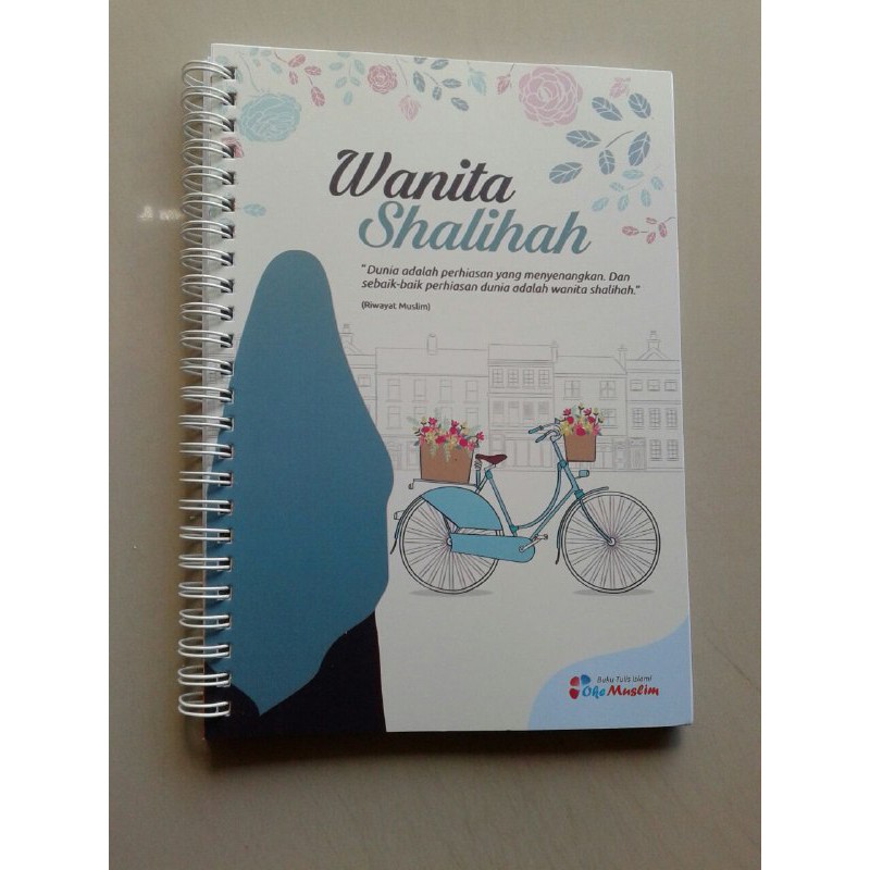 

Buku Tulis Islami Spiral Cover Wanita Shalihah