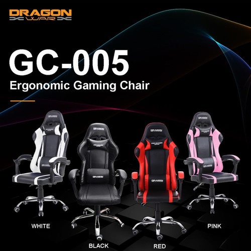 DRAGONWAR GC-005 GAMING CHAIR DRAGON WAR GC 005 GC005 KURSI GAMING