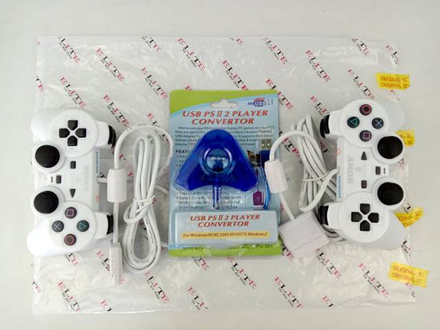 STIK PS2 ELITE ORI FULL SET / JOYSTICK PS2 OP ORIGINAL KOMPLIT