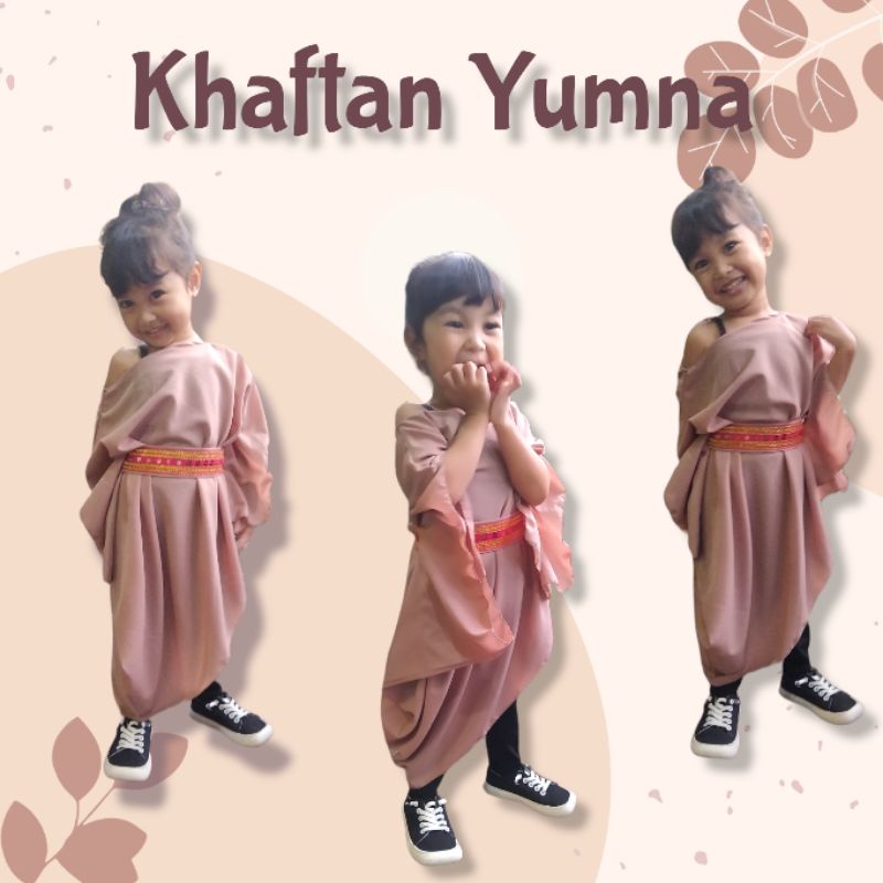 Khaftan Yumna / Khaftan anak / gamis anak / Khaftan gamis anak