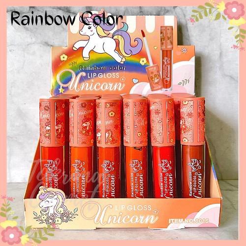 (CYBER) COD TERMURAH  Lipgloss Rainbow Color Unicorn 8015