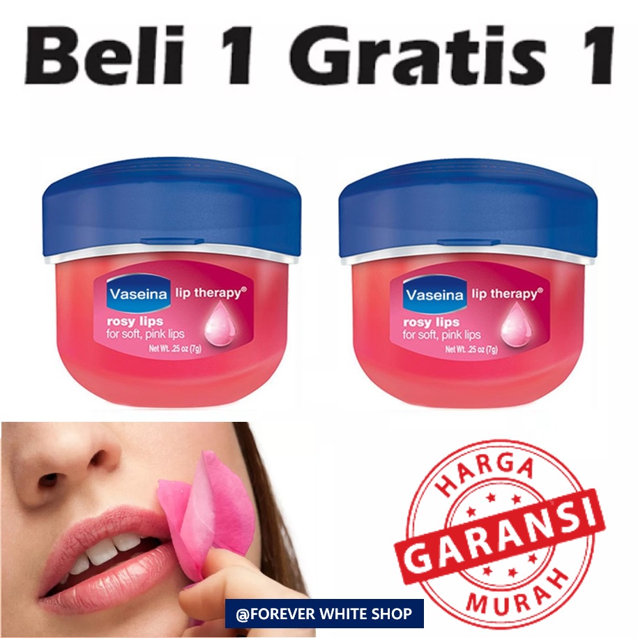 BELI 1 GRATIS 1  Lip Therapy Rosy Lips SOFT PINK USA / Pelembab Bibir Pemerah Bibir Pink Korea Kosme