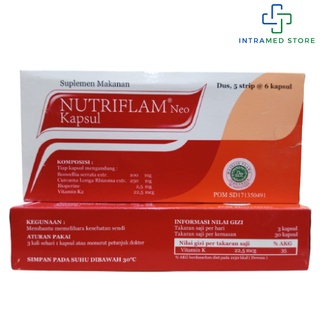 Jual Nutriflam Neo Box isi 30 Kapsul - Memelihara Kesehatan Sendi