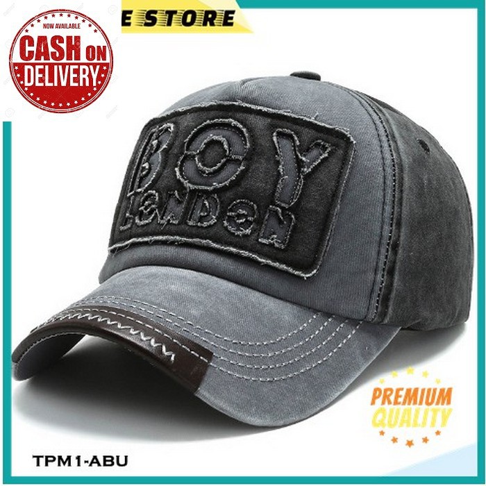 Topi Topi Pria Keren Original Cowok Bucket Polos Distro Korea Pan TB775  Baseball Boy London Outdoo