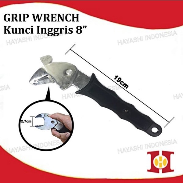 Kunci Inggris Ingris Pas Sok Mur Bengkel Press 6 8 10 Inch