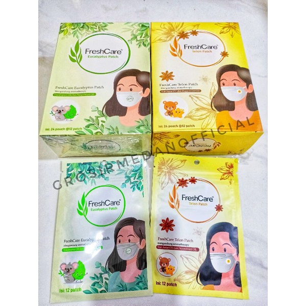 BARU! FRESHCARE PATCH TELON AROMA ENAK WANGI BANGET - EUCALYPTUS AROMATHERAPY