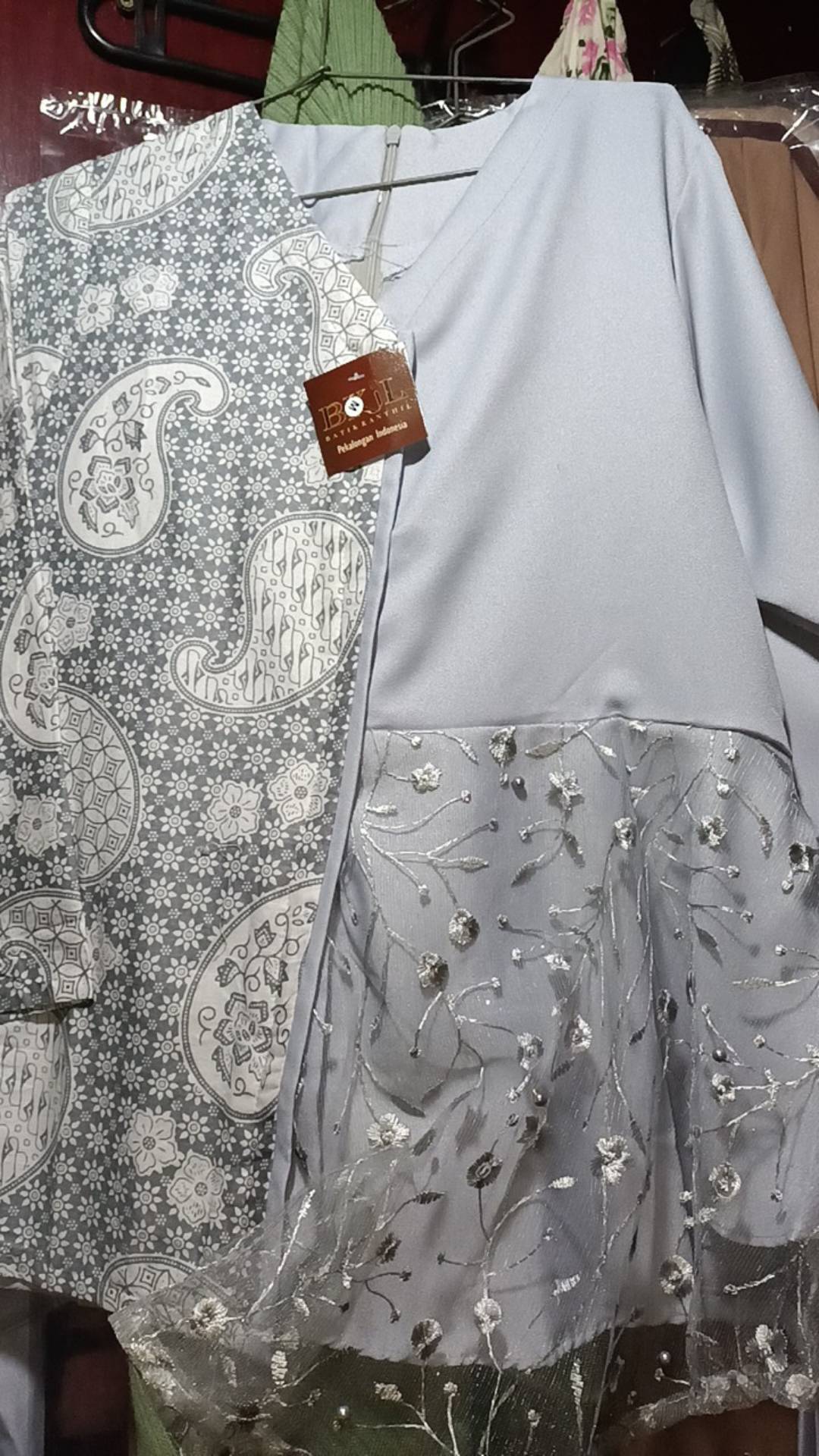 Tey-17 Batik Wanita Asj Sa Hrb026 Kenongo Kemeja Tosca Pendek