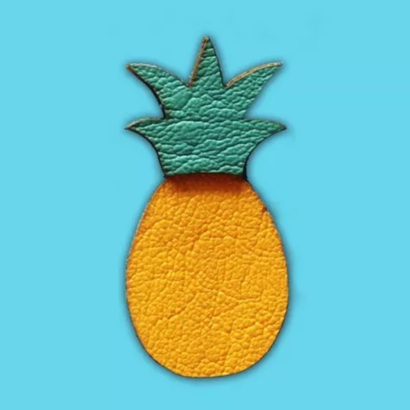 

Pineapple | Stick On Patch/Leather Sticker/Stiker Kulit