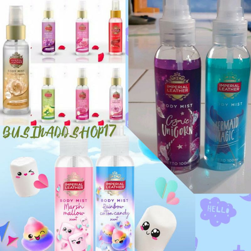 Imperial Leather Parfum Body Mist Marshmellow Rainbow Unicorn Mermaid