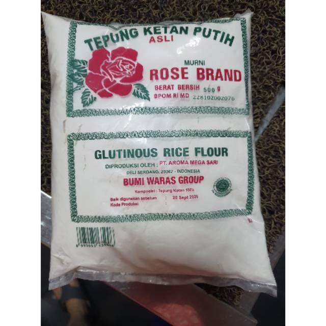 

ROSE BRAND Tepung Ketan Putih 500gr