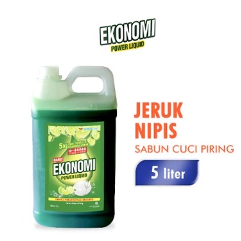 Ekonomi Sabun Cuci Piring Jeruk Nipis Jerigen / Galon 5 Liter