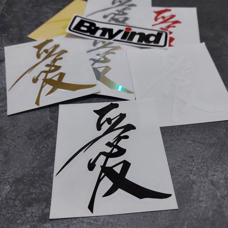 STICKER KANJI JEPANG CUTTING