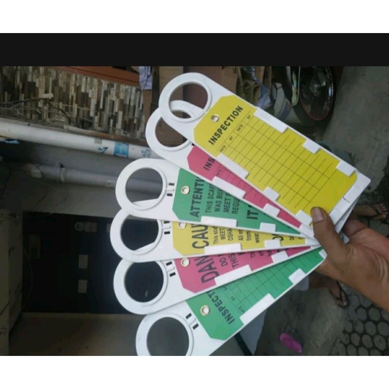 

Scaffolding Safety Inspection Tag