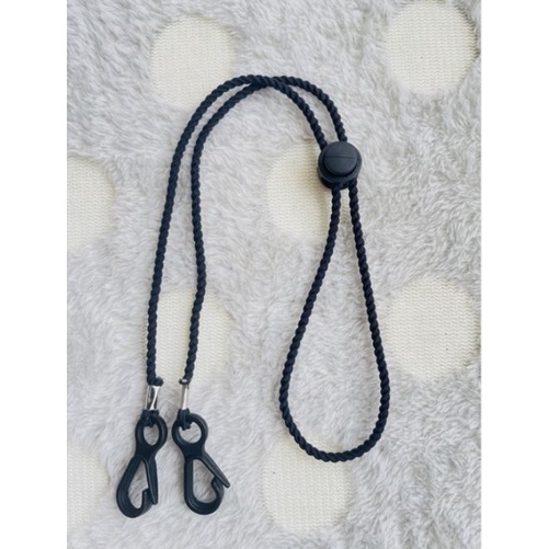 Strap Masker Tali Elastis Konektor Headloop Tali Masker Kalung Masker tali gelombang polos