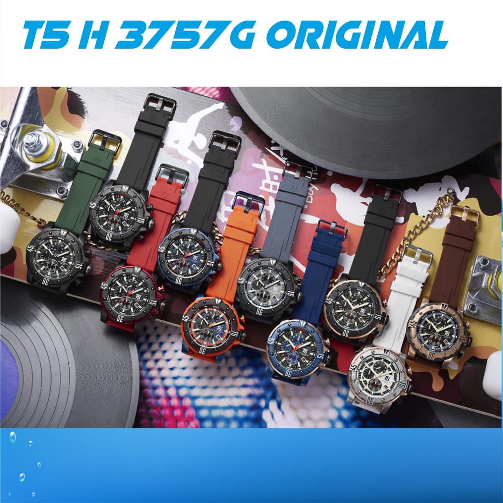 jam tangan pria H 3757G Original elegant