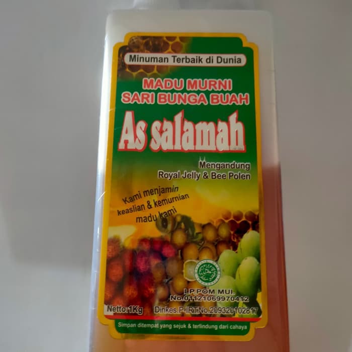 

Madu Murni Sari Bunga Buah 1kg Assalamah