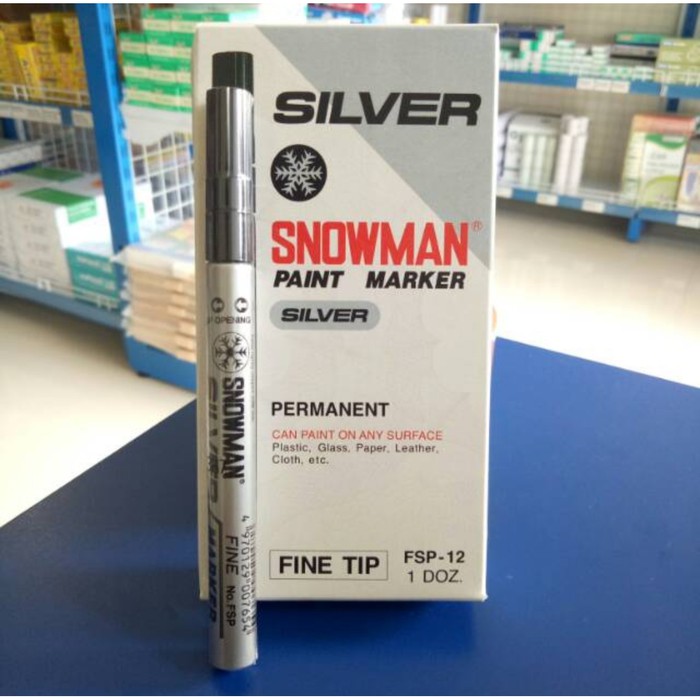 

SPIDOL SILVER SNOWMAN FINE TIP FSP-12 - SPIDOL SILVER